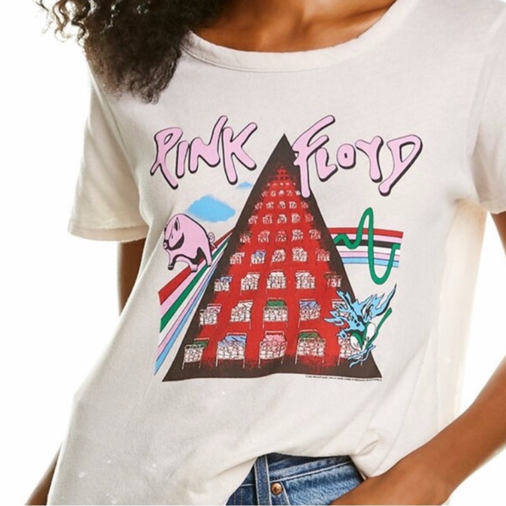 Chaser Women’s Pink Floyd Graphic T-Shirt size Medium